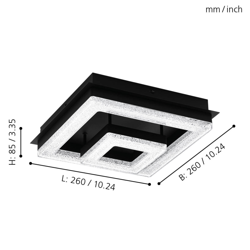 Eglo 99327 - LED Takbelysning FRADELO LED/12W/230V