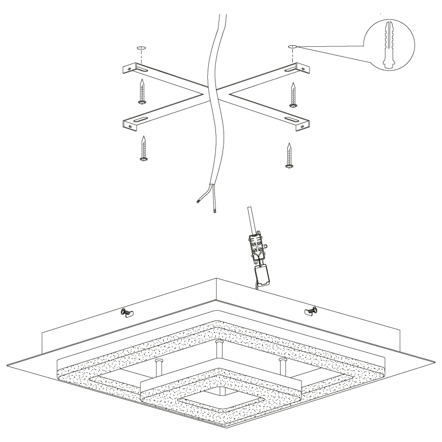 Eglo 99327 - LED Takbelysning FRADELO LED/12W/230V