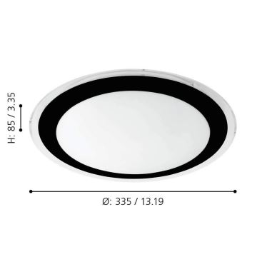 Eglo 99404 - LED Takbelysning COMPETA LED/18W/230V