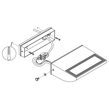 Eglo - LED Utomhus väggbelysning LED/10,5W/230V IP44