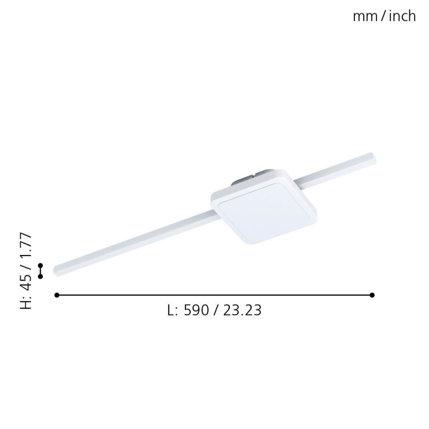 Eglo - LED taklampa 1xLED/6,3W/230V + 1xLED/5,4W