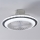 Eglo - LED Dimbar takfläkt LED/25,5W/230V vit/grå 2700-6500K + fjärrkontroll