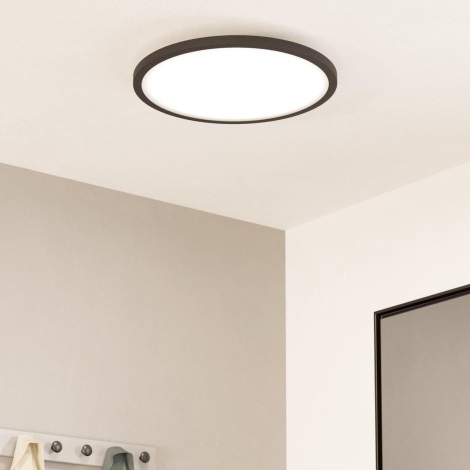 Eglo - LED Dimbar taklampa LED/33,5W/230V diameter 45 cm svart