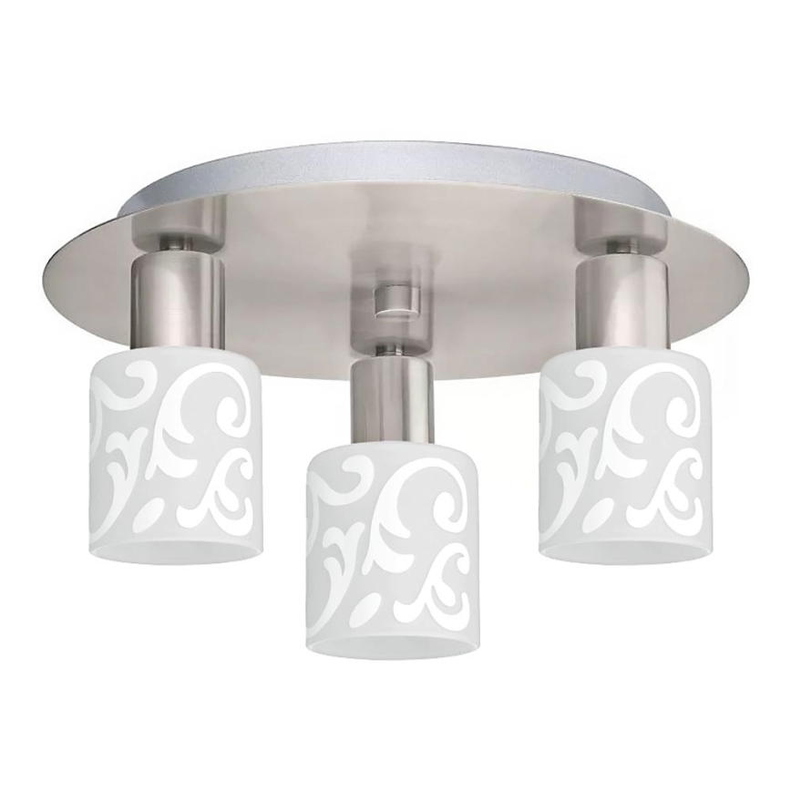 Eglo - LED taklampa MY CHOICE 3xE14/4W/230V krom/vit