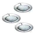 Eglo - SET 3x LED Hängande Takbelysning PENETO 3xGU10-LED/3W/230V