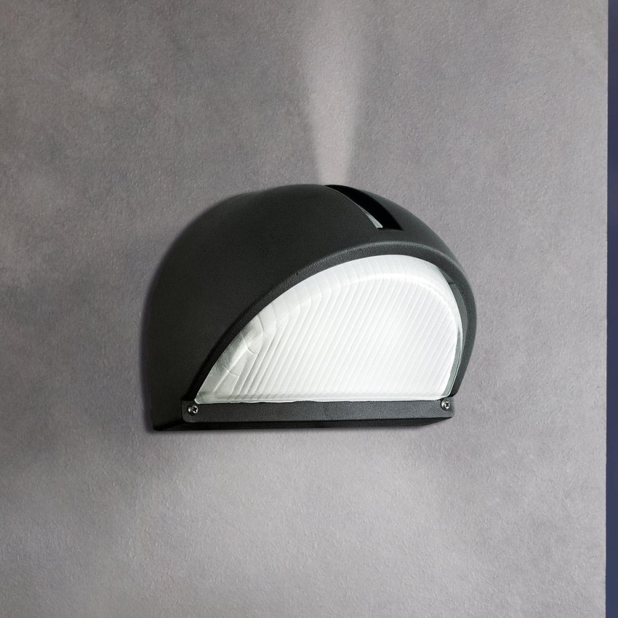 EGLO - Utomhus vägglampa  1xE27/60W svart  IP44