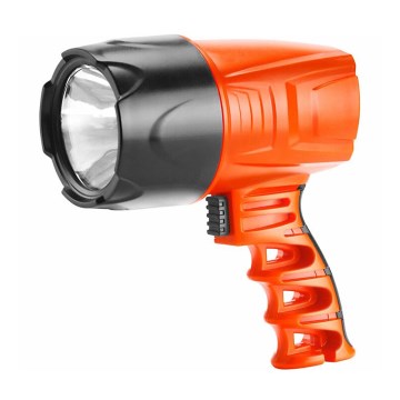 Extol - LED Ficklampa LED/3W/1500 mAh/3,7V IPX4 orange/svart