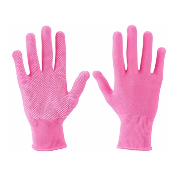 Extol - Work gloves size 7" rosa