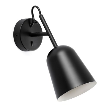 FARO 28257 - Vägglampa STUDIO 1xE14/8W/230V svart