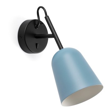 FARO 28274 - Vägglampa STUDIO 1xE14/8W/230V blå/svart