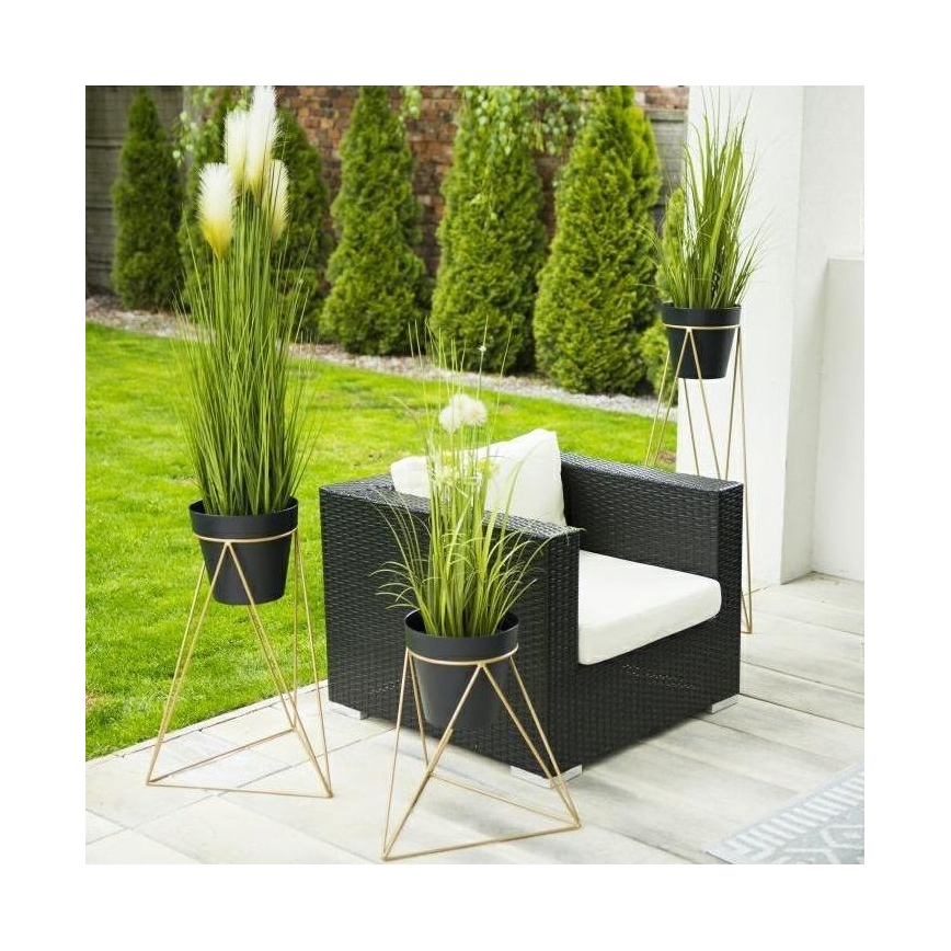 Flowerpot stand TRIANGL 40x45 cm gyllene