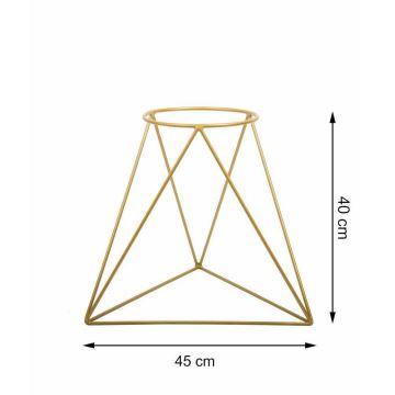 Flowerpot stand TRIANGL 40x45 cm gyllene