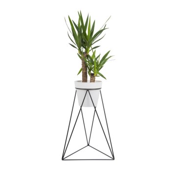 Flowerpot stand TRIANGL 60x45 cm svart