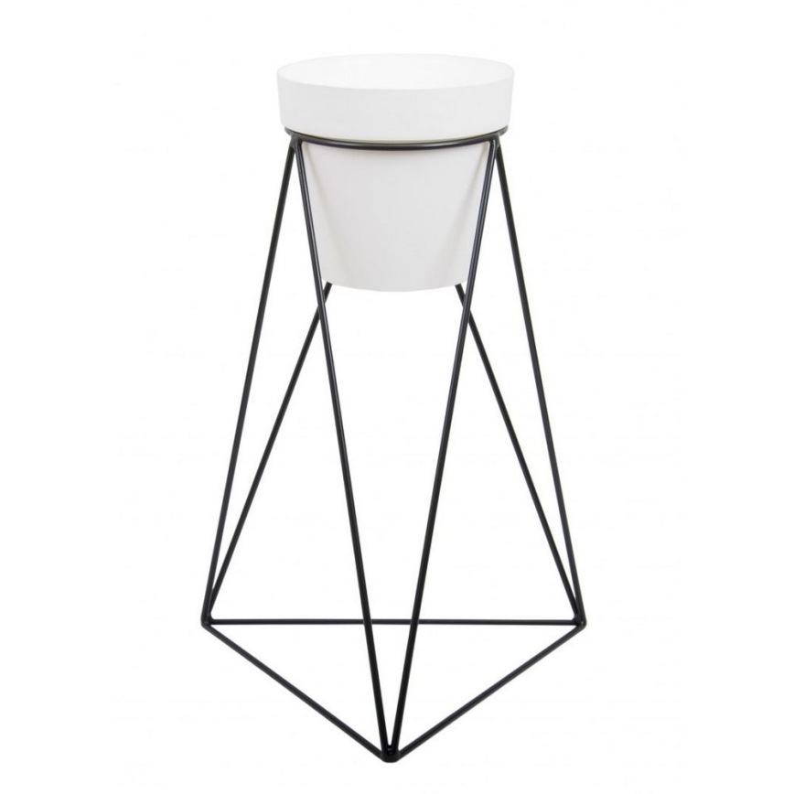 Flowerpot stand TRIANGL 60x45 cm svart