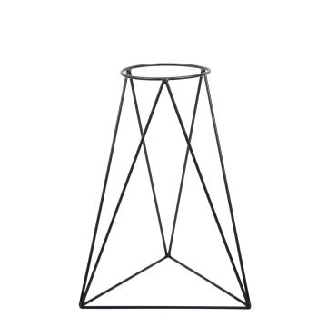 Flowerpot stand TRIANGL 60x45 cm svart