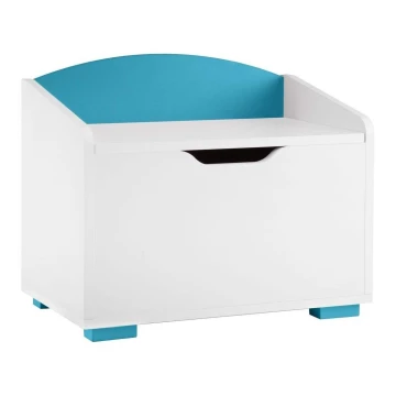 Förvaringsbehållare för barn PABIS 50x60 cm vit/blå