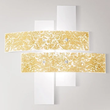 Gea Luce LARA P P oro - Taklampa LARA 2xE27/52W/230V 50 cm guld