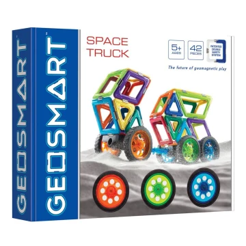 GeoSmart - Magnetiskt byggset Space Truck 42 delar