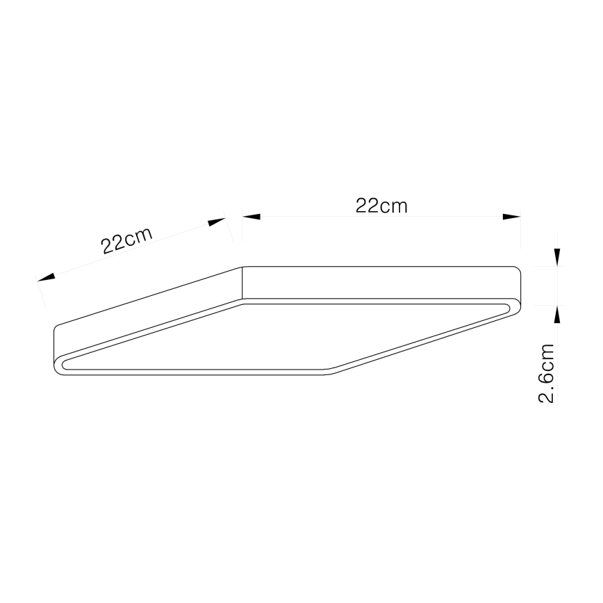 Globo 12367-30 - LED Takbelysning VITOS LED/28W/230V