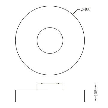 Globo - LED taklampa LED/24W/230V