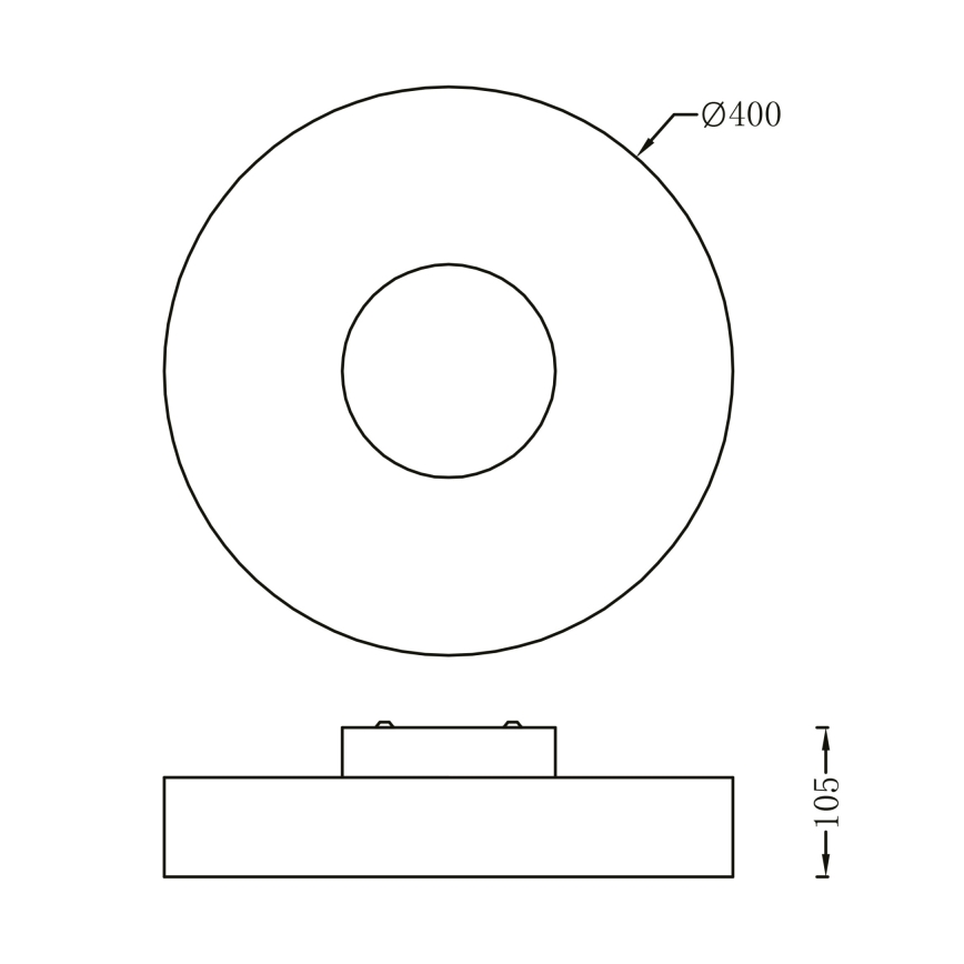 Globo - LED taklampa LED/24W/230V