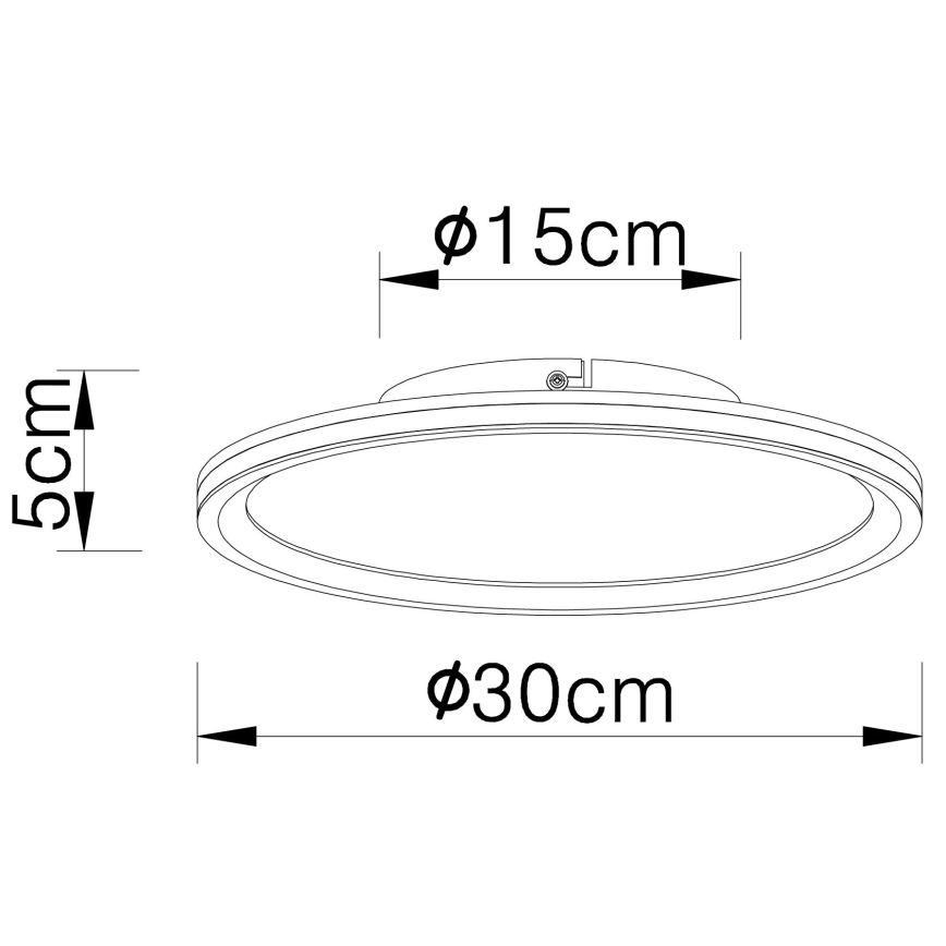 Globo - LED taklampa LED/30W/230V diameter 30 cm