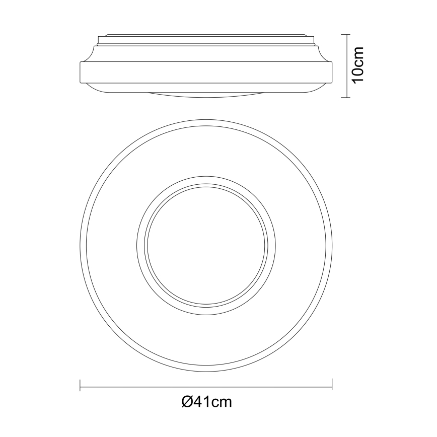 Globo - LED taklampa LED/24W/230V