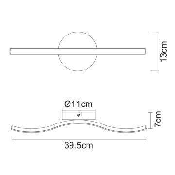 Globo - LED taklampa LED/6W/230V