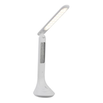 Globo - LED Ljusreglerad uppladdningsbar bordslampa med en display LED/4W/230V 2200 mAh vit