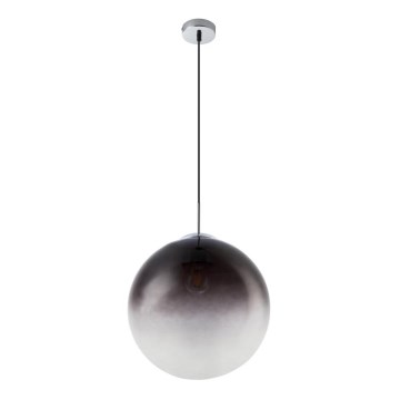 Globo - Ljuskrona med textilsladd 1xE27/40W/230V diameter 33 cm