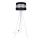 Golv lampa CORAL 1xE27/60W/230V vit/svart/krom