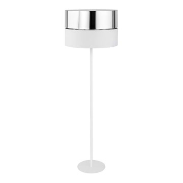 Golvlampa  HILTON 1xE27/25W/230V vit /krom