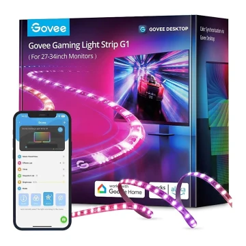 Govee - Dreamview G1 Smart LED RGBIC monitor belysning 27-34" Wi-Fi