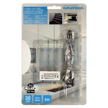 Grundig - LED ljusslinga  2m LED/3xAA