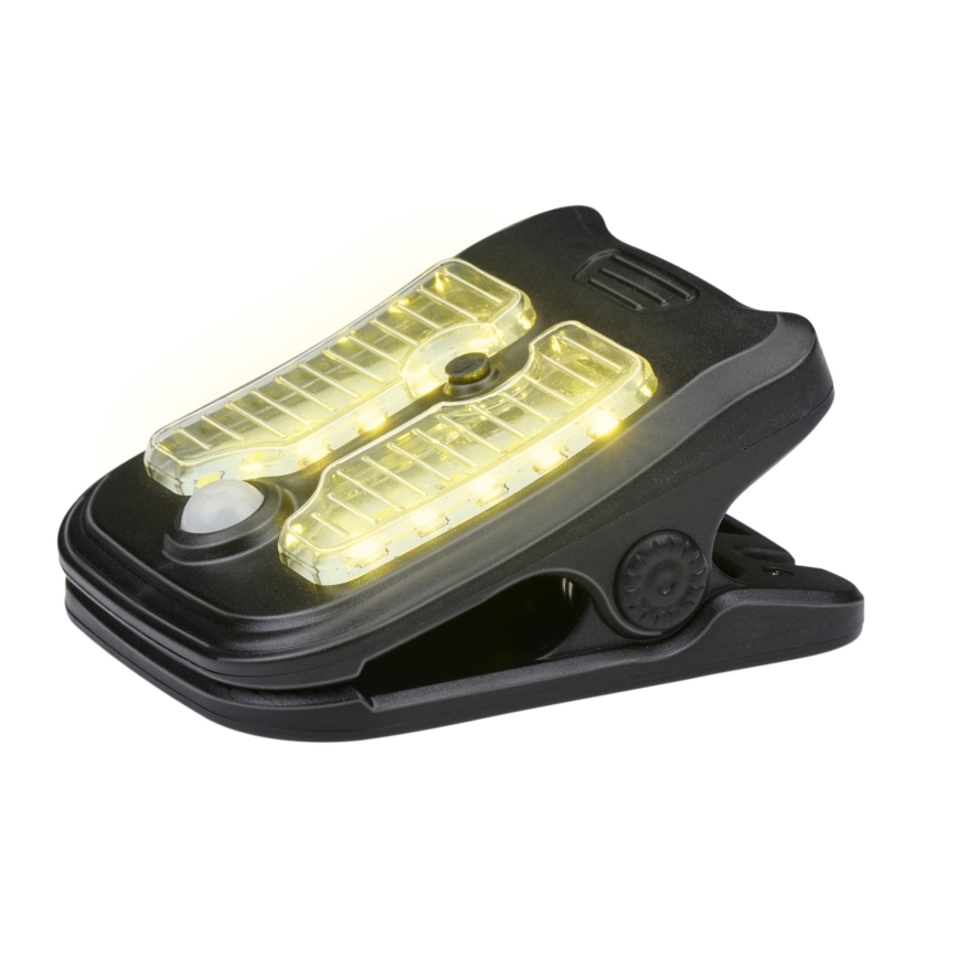 Grundig - LED Solcellsbelysning med en sensor CLIP-ON LED/4W/3,7V IP44