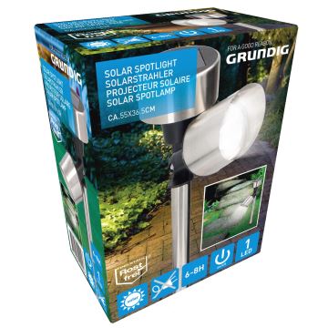 Grundig - LED Solcellslampa LED/1,2V
