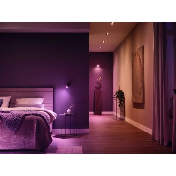 Grundläggande set Philips Hue WHITE AND COLOR AMBIANCE 3xGU10/4,2W/230V 2000-6500K + enhet för anslutning