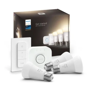 Grundläggande uppsättning  Philips Hue WHITE 3xE27/9,5W 2700K + en enhet för att ansluta