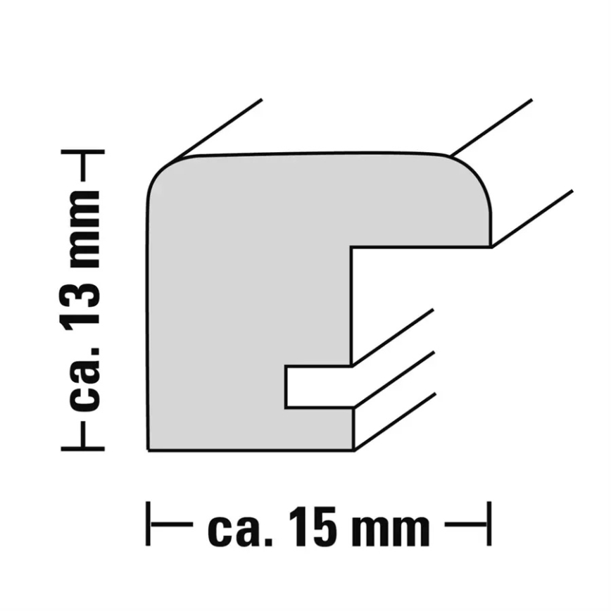 Hama - Fotoram 12,5x17 cm vit