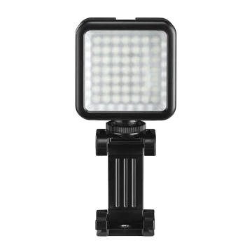 Hama - LED Dimbar lampa för telefoner, kameror och videokameror LED/5,5W/2xAA