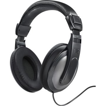 Hama - Wired headphones svart/silver