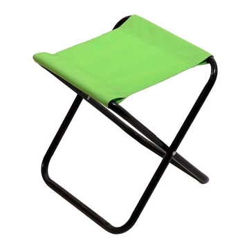 Hopfällbar campingstol grön/svart