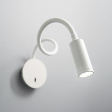 Ideal Lux - LED Flexibel liten lampa FOCUS LED/3,5W/230V CRI 90 vit