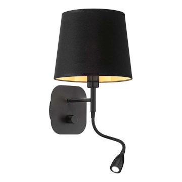 Ideal Lux - LED Flexibel vägglampa NORDIK 1xE14/40W + LED/1,5W/230V