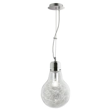 Ideal Lux - Ljuskrona med textilsladd 1xE27/60W/230V diameter 22 cm