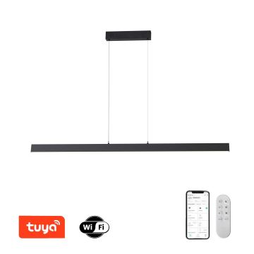 Immax NEO 07234L - LED ljusreglerad ljuskrona på textilsladd NEO LITE TRIANGOLO LED/28W/230V Wi-Fi Tuya 2700-6500K + fjärrkontroll