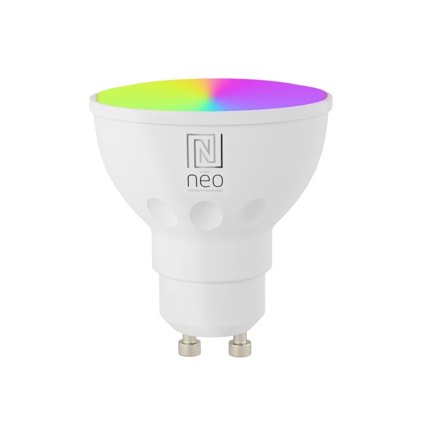 Immax NEO 07724CDO - KIT 3x LED RGB+CCT Ljusreglerad glödlampa GU10/6W/230V 2700-6500K Wi-Fi Tuya + fjärrkontroll