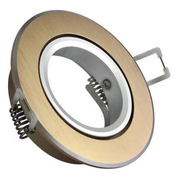 Infälld lampa EAST OPAL 1xGU10/8W/230V diameter 8,5 cm guld