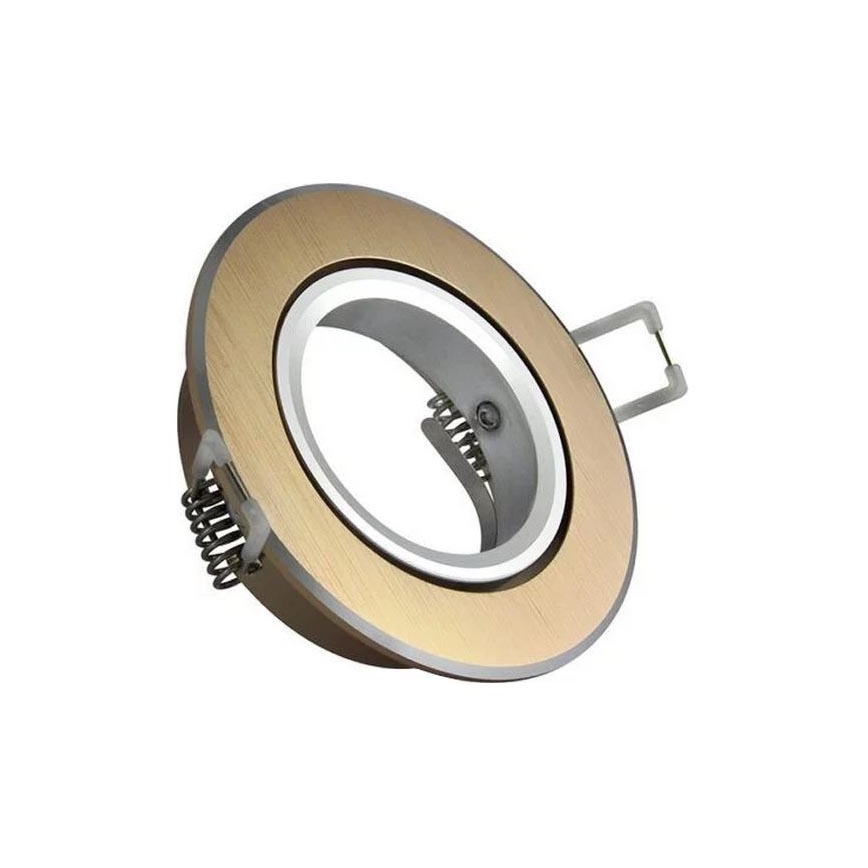 Infälld lampa EAST OPAL 1xGU10/8W/230V diameter 8,5 cm guld