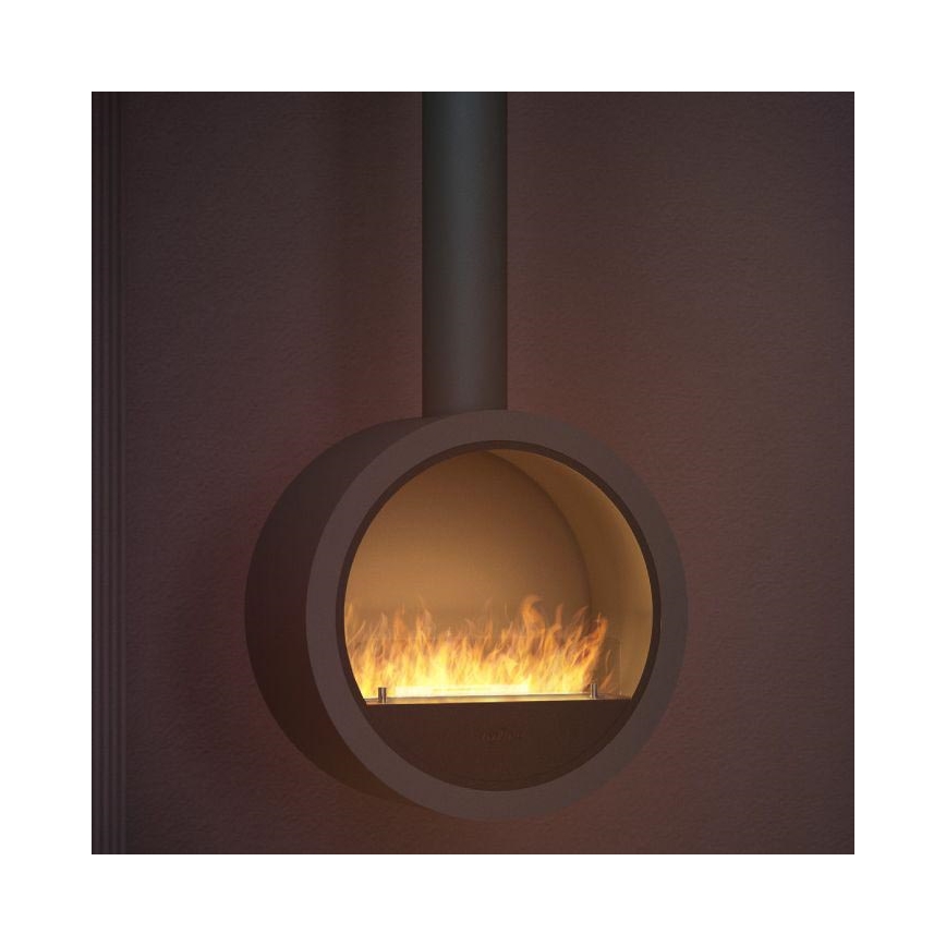 InFire - Hanging BIO fireplace diameter 70 cm 3kW svart
